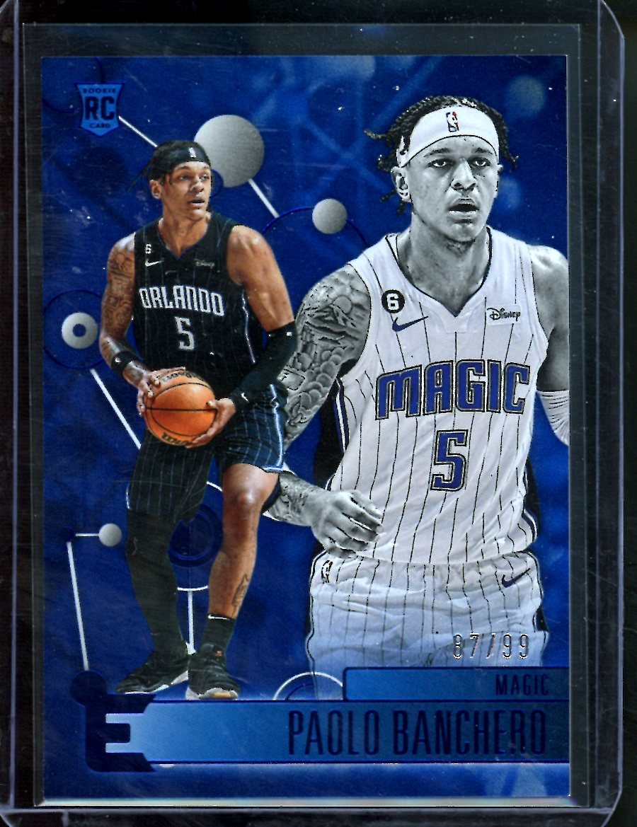2022-23 Panini Chronicles Essentials Paolo Banchero Rookie Blue /99 Magic