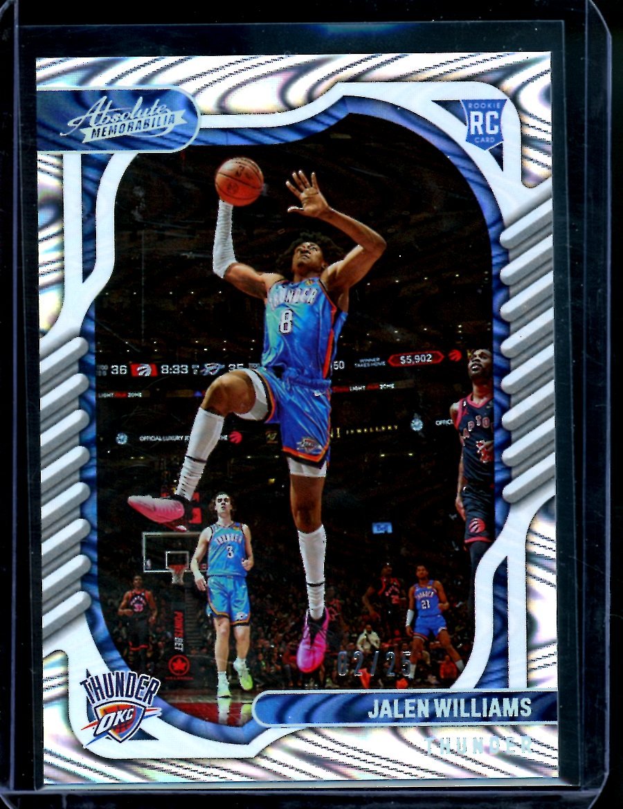 2022-23 Panini Chronicles Absolute Jalen Williams Rookie Wave /25 Thunder
