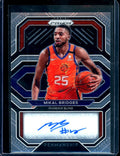 2020-21 Panini Prizm Mikal Bridges Penmanship Auto Suns