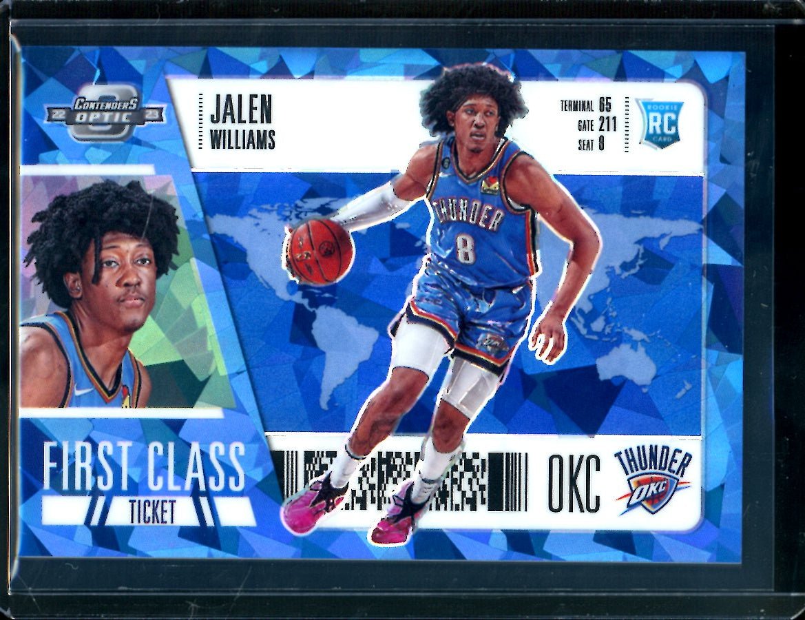 2022-23 Panini Contenders Optic Jalen Williams Rookie First Class /75 Thunder