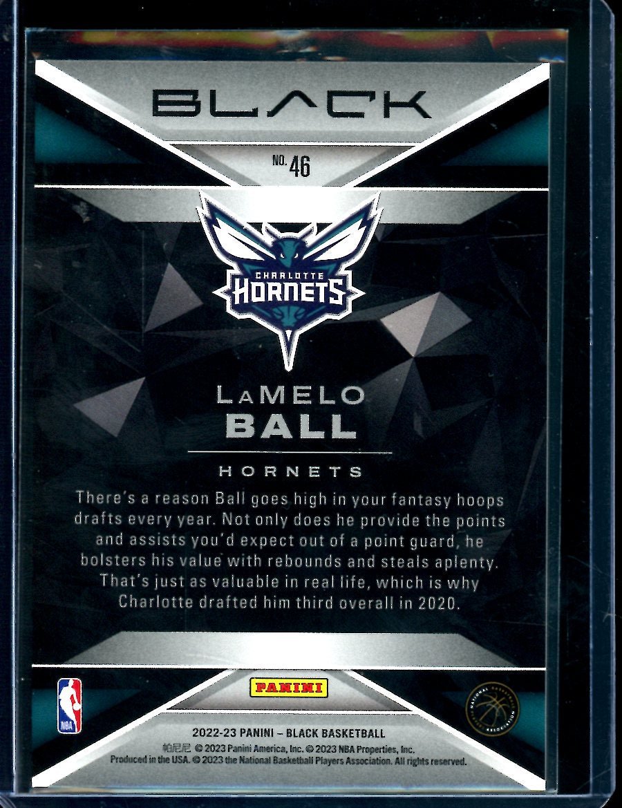 2022-23 Panini Black LaMelo Ball /35 Hornets