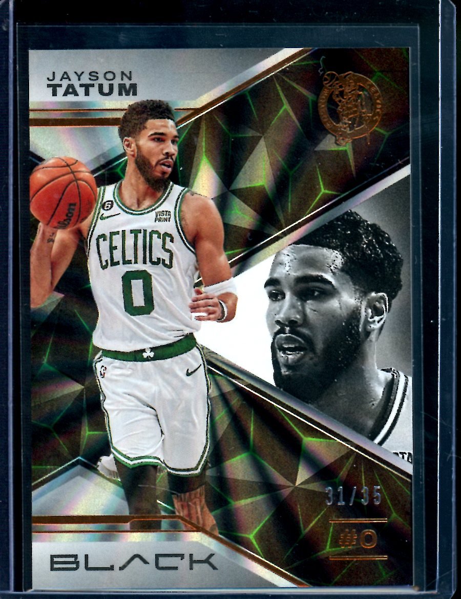 2022-23 Panini Black Jayson Tatum /35 Celtics