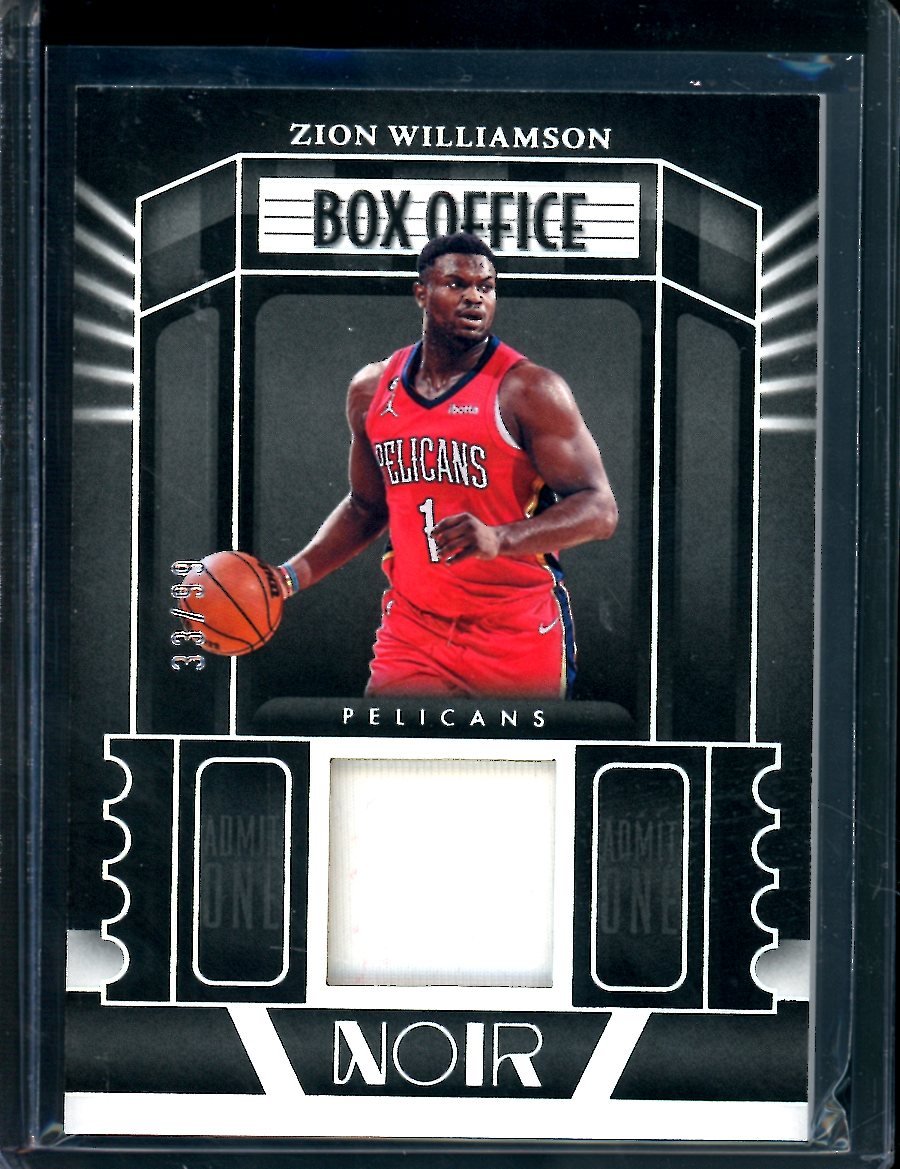 2022-23 Panini Noir Zion Williamson Box Office Patch /99 Pelicans