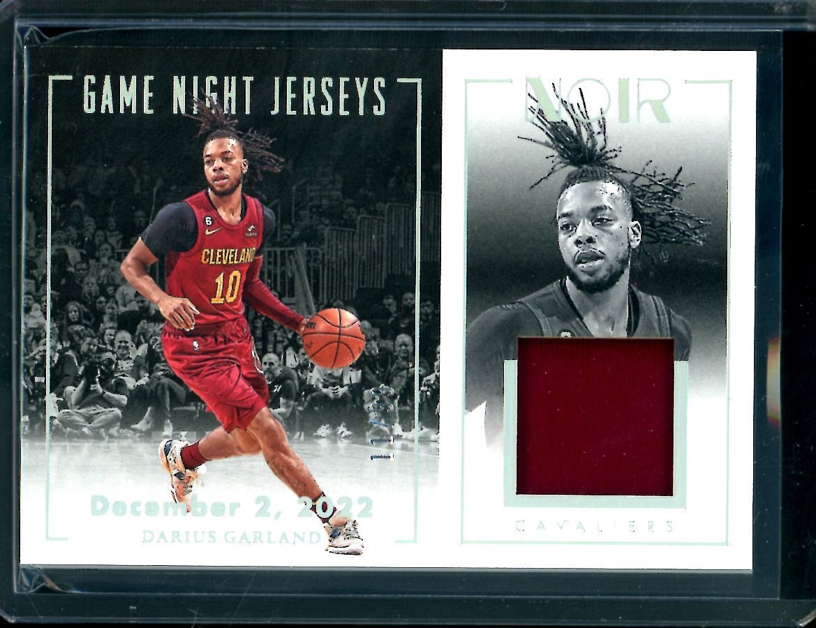 2022-23 Panini Noir Darius Garland Game Night Jerseys Patch /99 Cavaliers