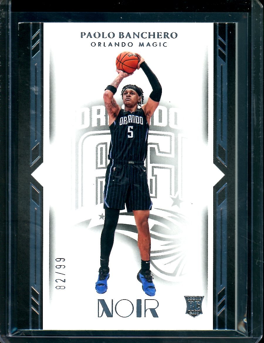 2022-23 Panini Noir Paolo Banchero Rookie Icon Edition /99 Magic