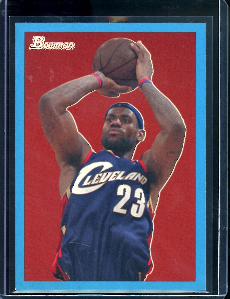 2009 Bowman LeBron James Blue Border /1948 Cavaliers