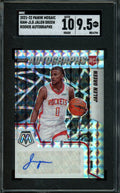 2021-22 Panini Mosaic Jalen Green Rookie Auto SGC 9.5 Rockets