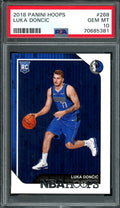 2018-19 Panini Hoops Luka Doncic Rookie PSA 10 Mavericks