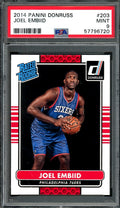2014-15 Panini Donruss Joel Embiid Rated Rookie PSA 9 76ers