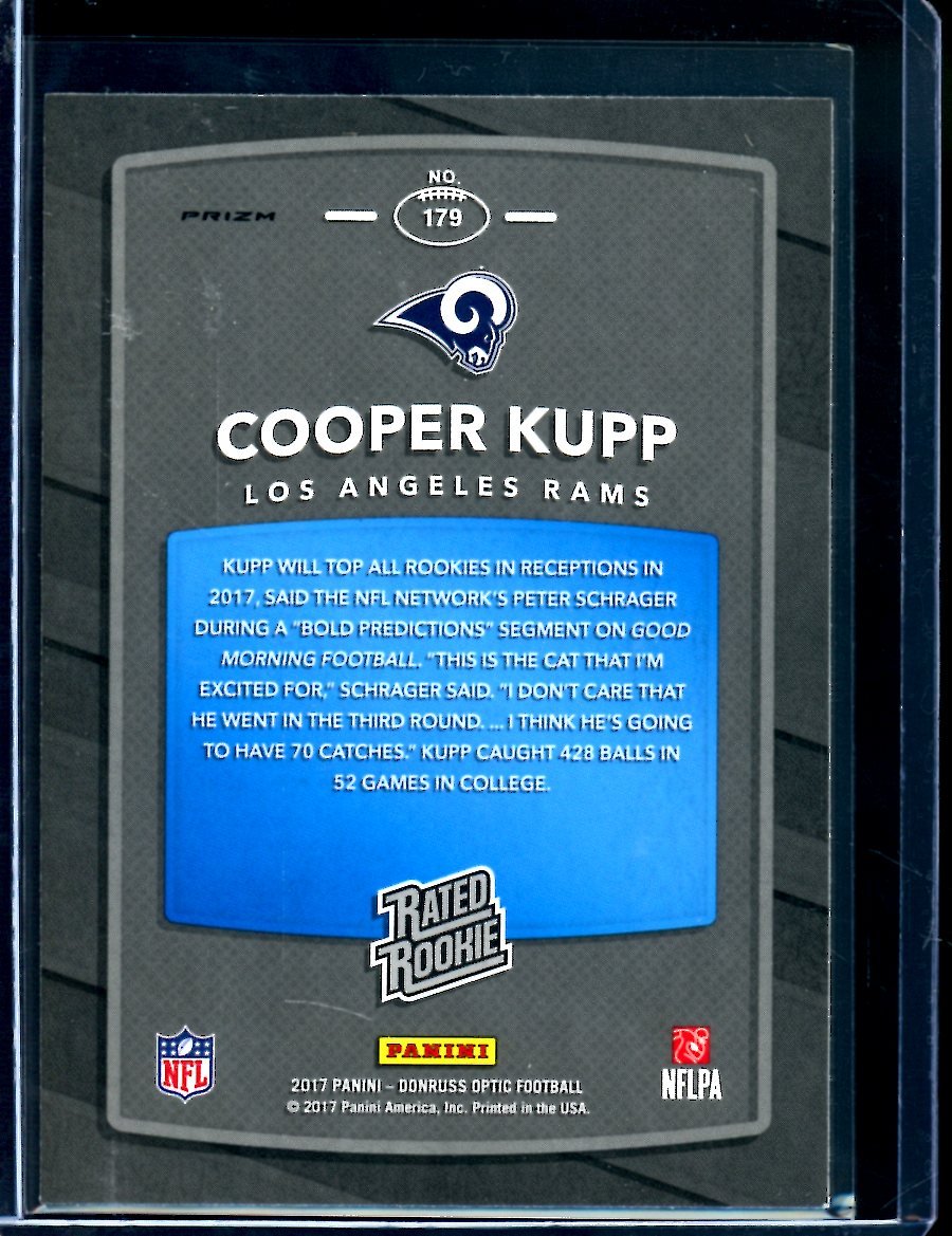 2017 Panini Optic Cooper Kupp Rookie Pink Rams