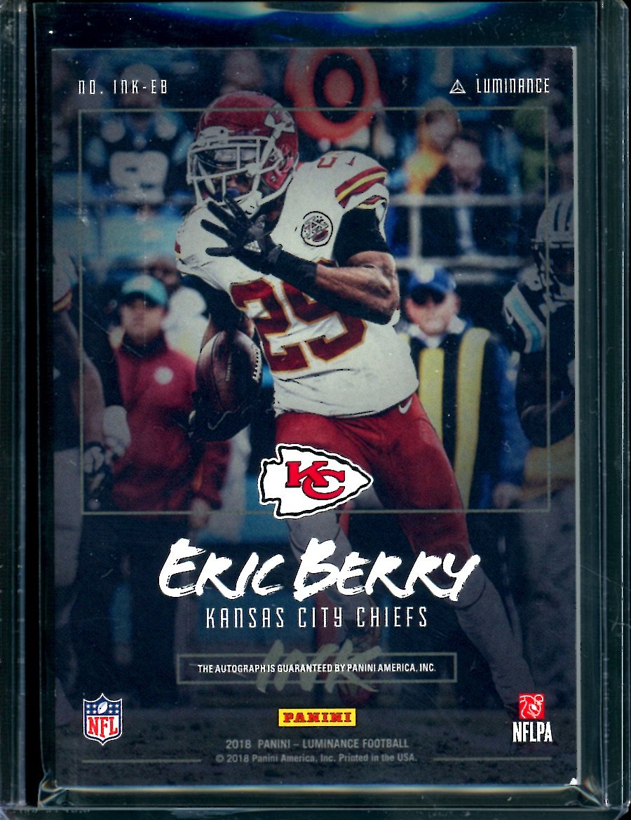 2018 Panini Luminance Eric Berry Auto /49 Chiefs