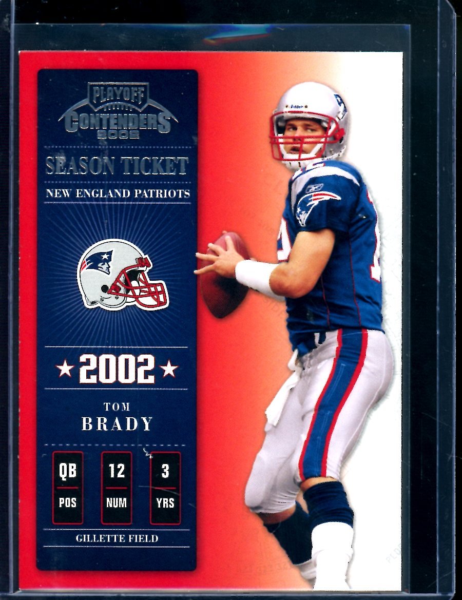 2002 Panini Contenders Tom Brady Patriots