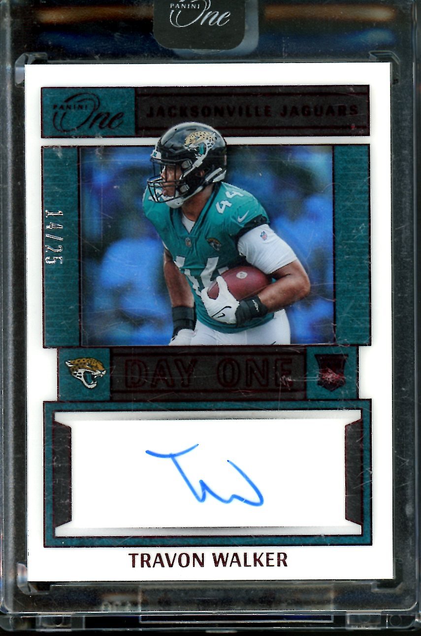 2022 Panini One Travon Walker Rookie Day One Auto /25 Jaguars