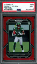 2022 Panini Prizm Garrett Wilson Rookie Red Prizm PSA 9 Jets