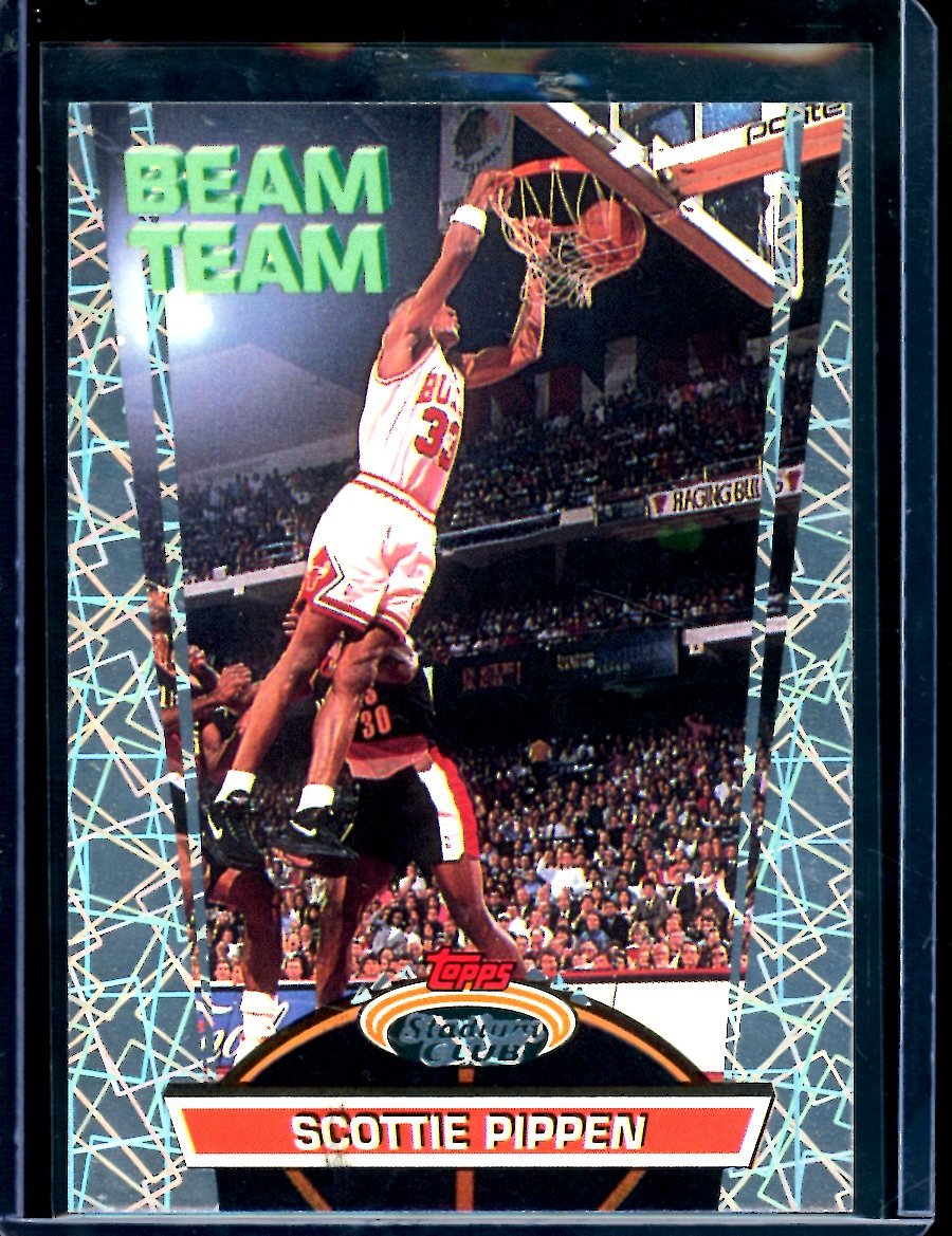 1992/93 Topps Stadium Club Scottie Pippen Beam Team Bulls