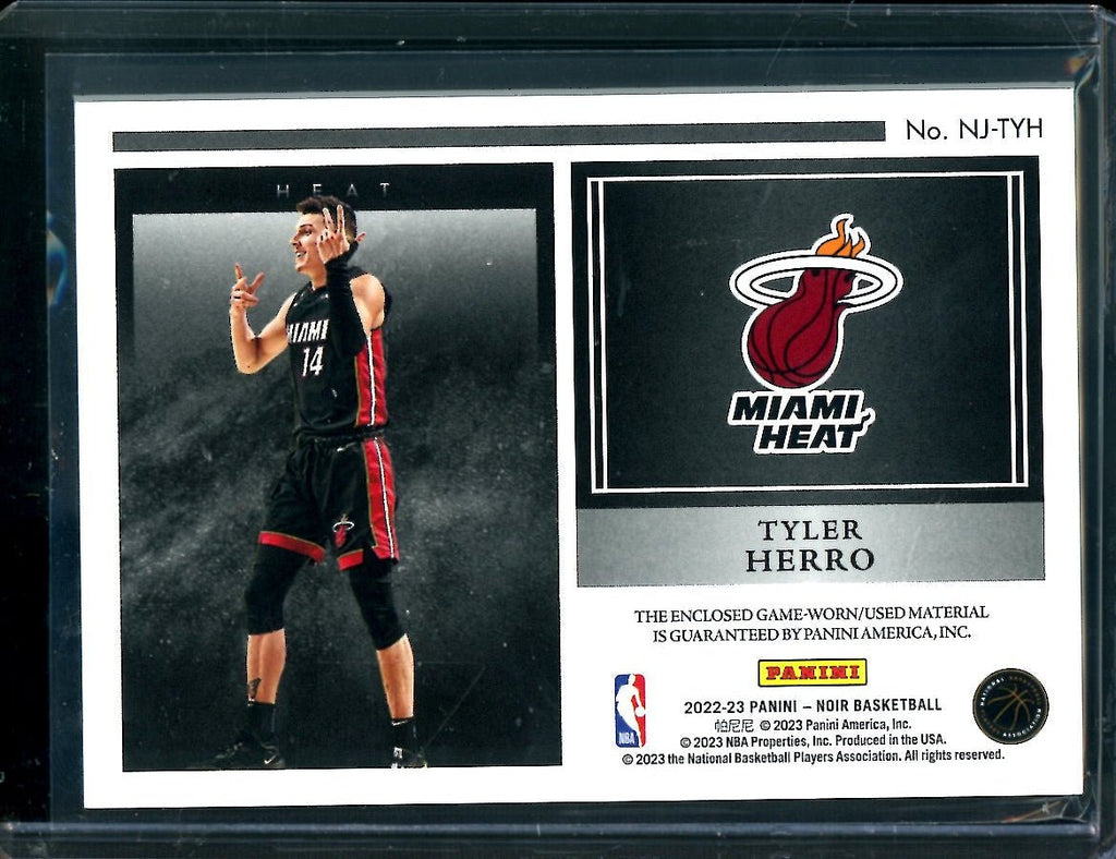 2022/23  Panini Noir Tyler Herro Newsreels /25 Heat