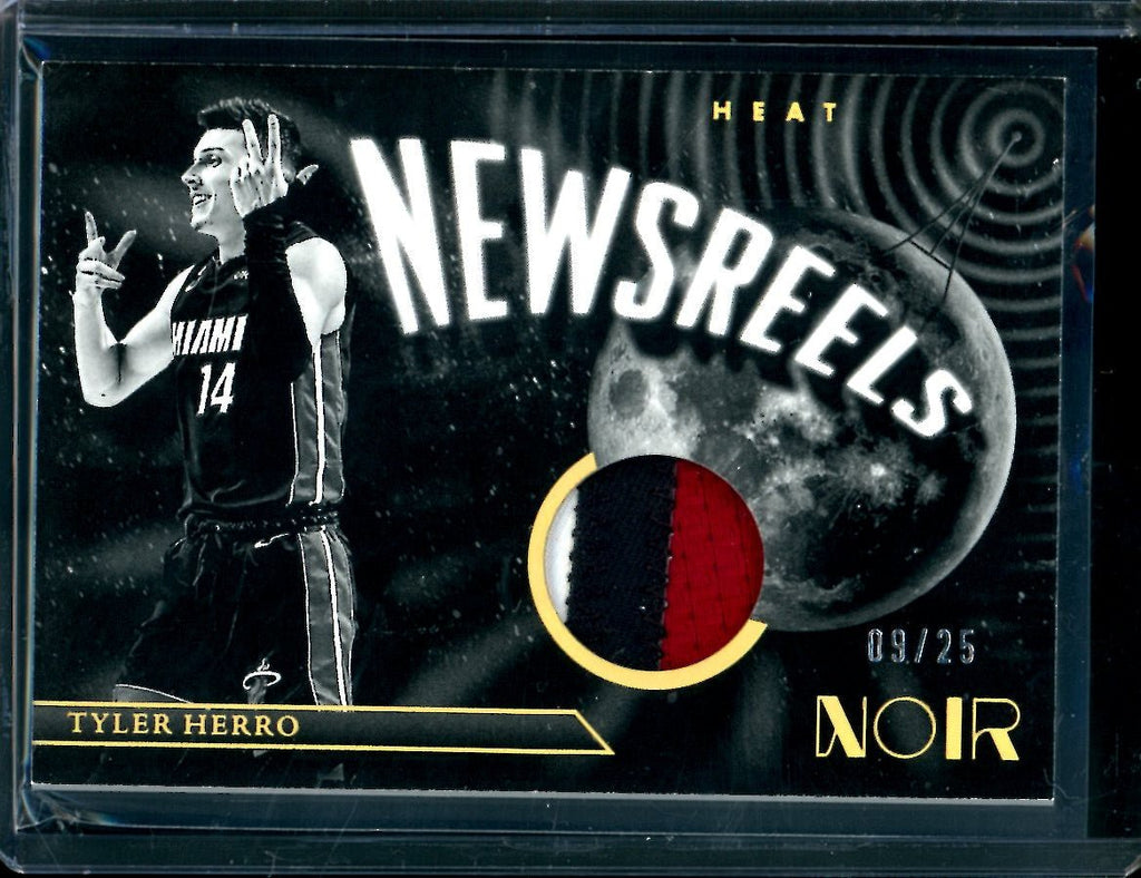 2022/23  Panini Noir Tyler Herro Newsreels /25 Heat