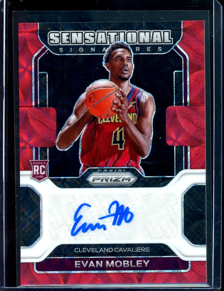 2021/22 Panini Prizm Evan Mobley Sensational Signatures autograph Red Choice Cavaliers