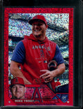 2023 Topps Chrome Mike Trout Red Speckle /5 Angels