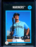 2022 Topps Heritage Julio Rodriguez Rookie Venezuela Stamp SSP Mariners