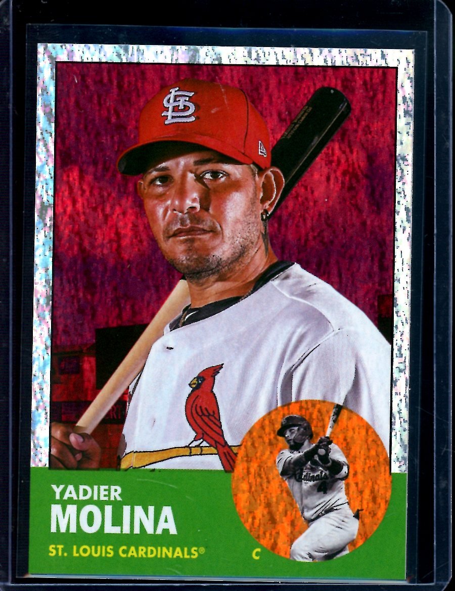 2022 Topps Platinum Anniversary Yadier Molina Shimmer /50 Cardinals