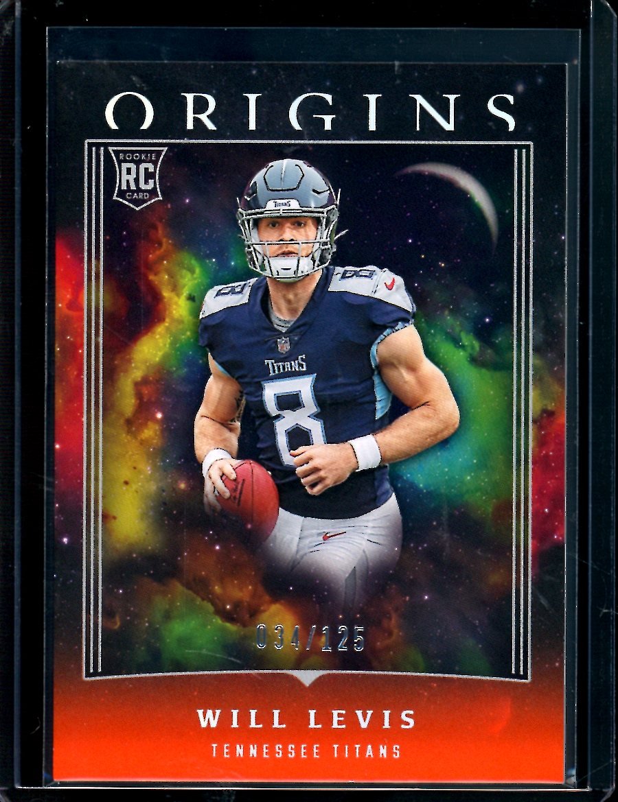 2023 Panini Origins Will Levis Rookie Orange /125 Titans