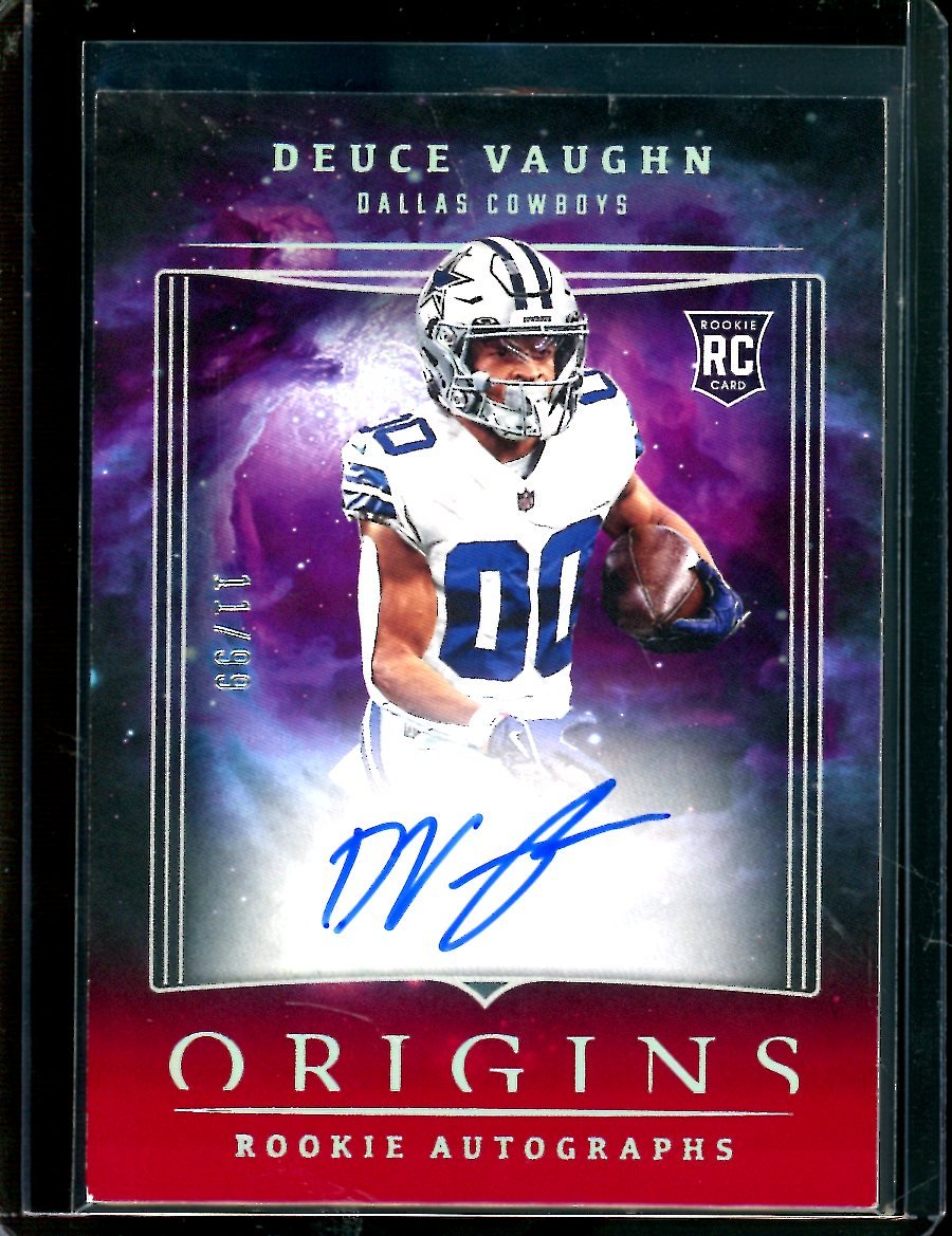 2023 Panini Origins Deuce Vaughn Rookie Autograph /99 Cowboys