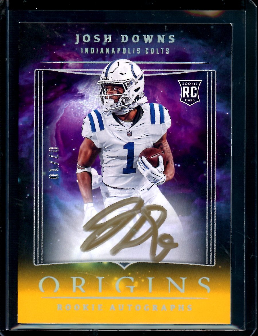 2023 Panini Origins Josh Downs Rookie Autograph /10 Colts