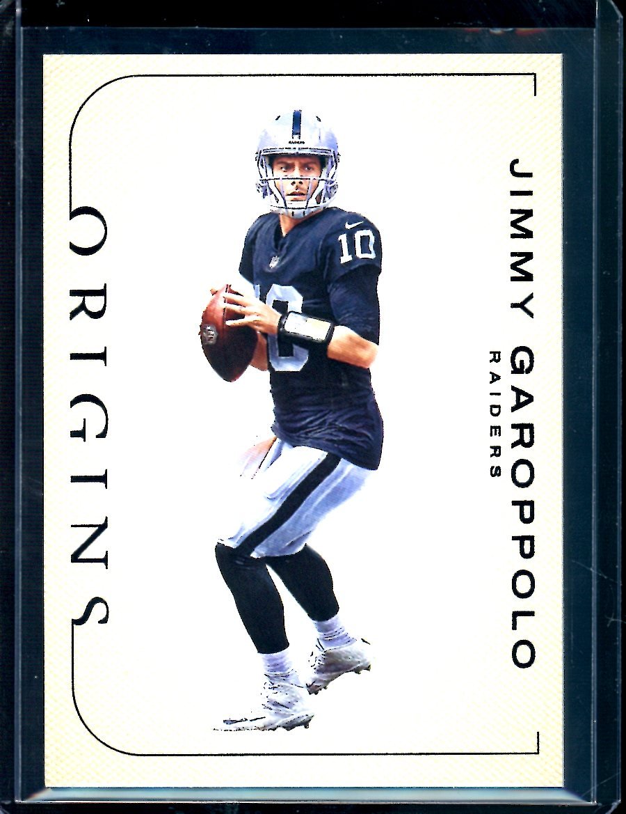 2023 Panini Origins Jimmy Garoppolo Blank Slate SSP Raiders