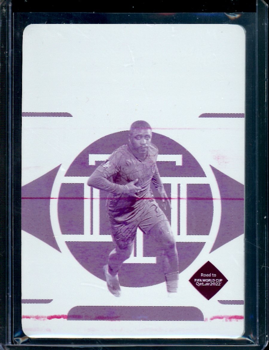 2022 Panini National Treasures Steven Bergwijn Printing Plate 1/1 Netherlands