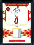 2022 Panini National Treasures Jamie Vardy Franchise Treasures Patch /9 England