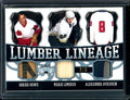 2022 Leaf Lumber Gordie Howe/Mario Lemieux/Alexander Ovechkin Triple Patch /6