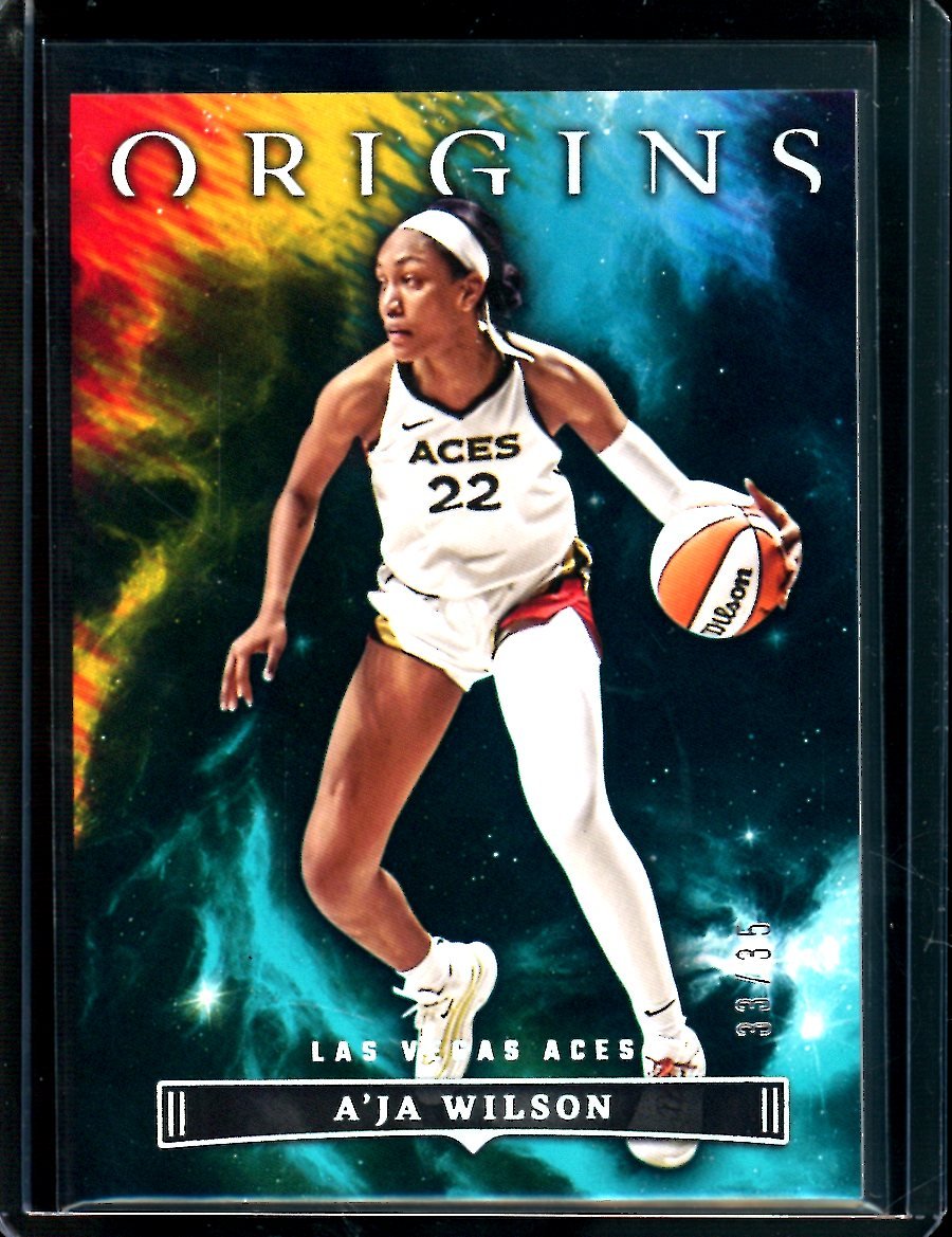 2023 Panini Origins A'Ja Wilson Teal /35 Aces