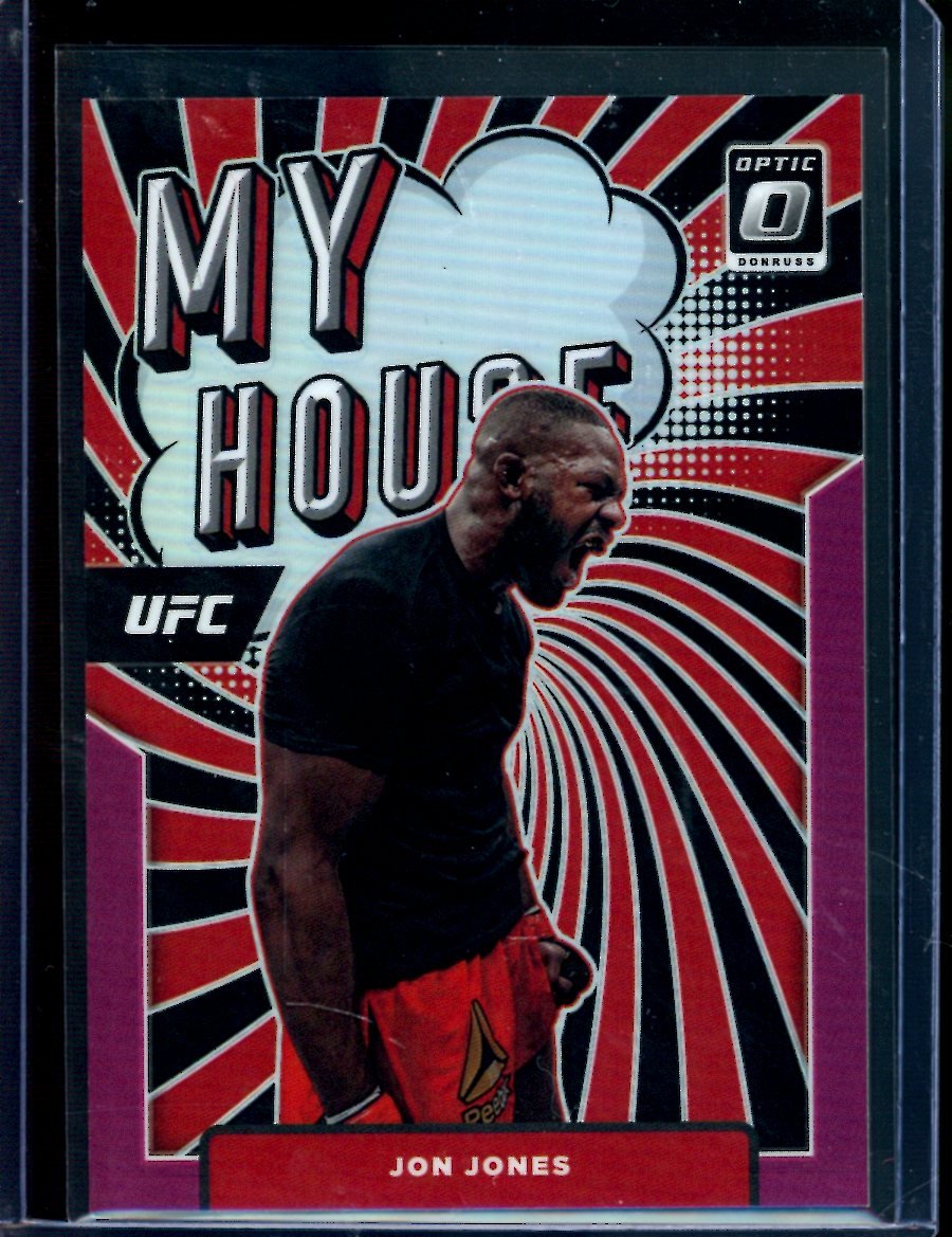 2022 Panini Optic Jon Jones My House Pink /25 UFC