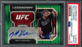 2023 Panini Select Matt Hughes Legendary Signatures Autograph Green Pulsar /25 PSA 10 UFC