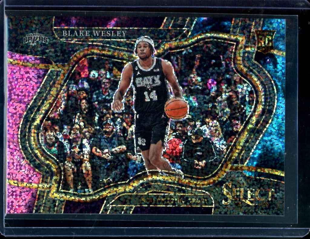 2022/23 Panini Select Blake Wesley Courtside Cosmic Spurs