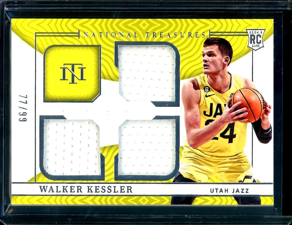 2022/23 Panini National Treasures Walker Kessler Rookie Patch /99 Jazz