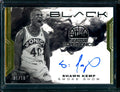 2022/23 Panini Black Shawn Kemp Smoke Show Gold Autograph /10 Sonics