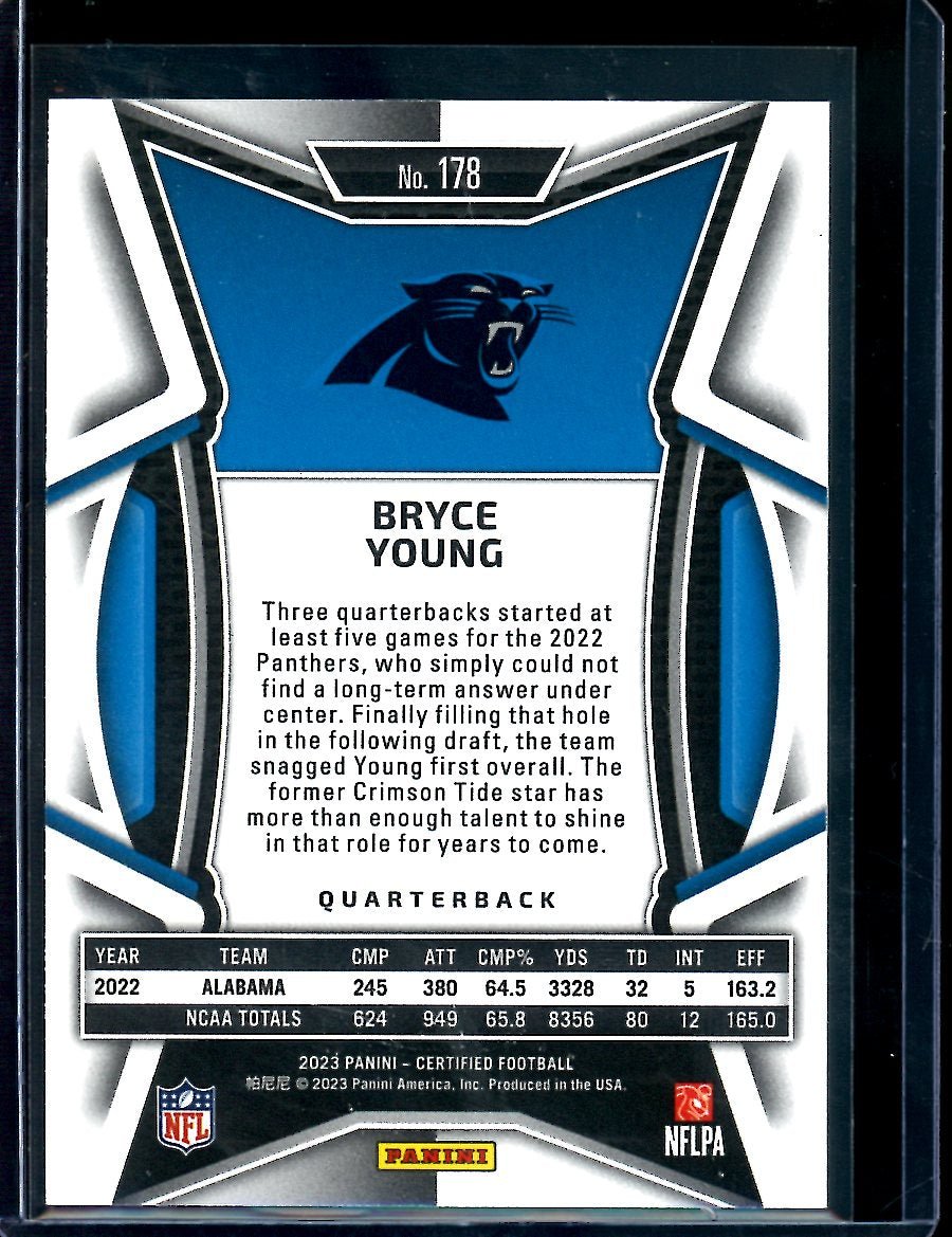 2023 Panini Certified Bryce Young Rookie Pink /199 Panthers