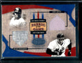 2005 Leaf Certified Tony Gwynn/Rickey Henderson Dual Patch /100 Padres/Mets