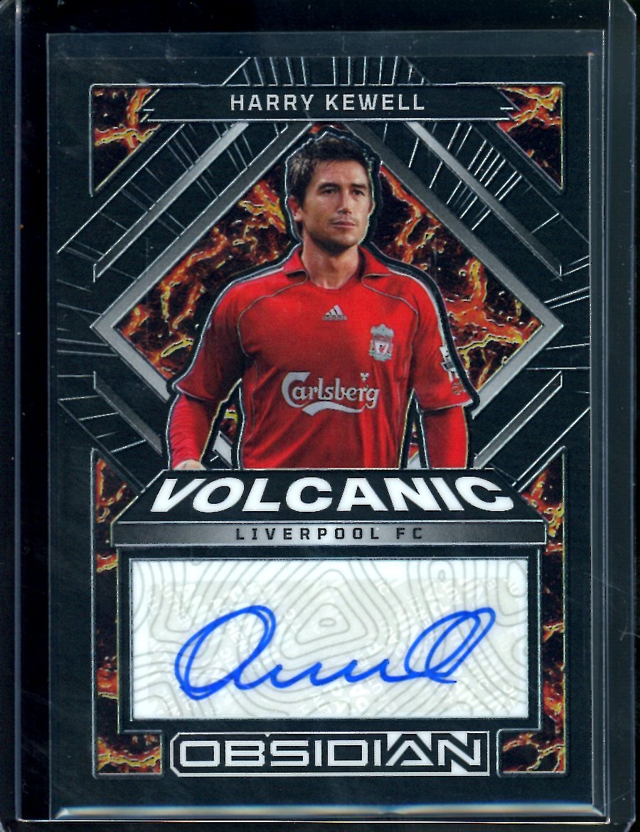 2022/23 Panini Obsidian Harry Kewell Volcanic Auto /182 Liverpool