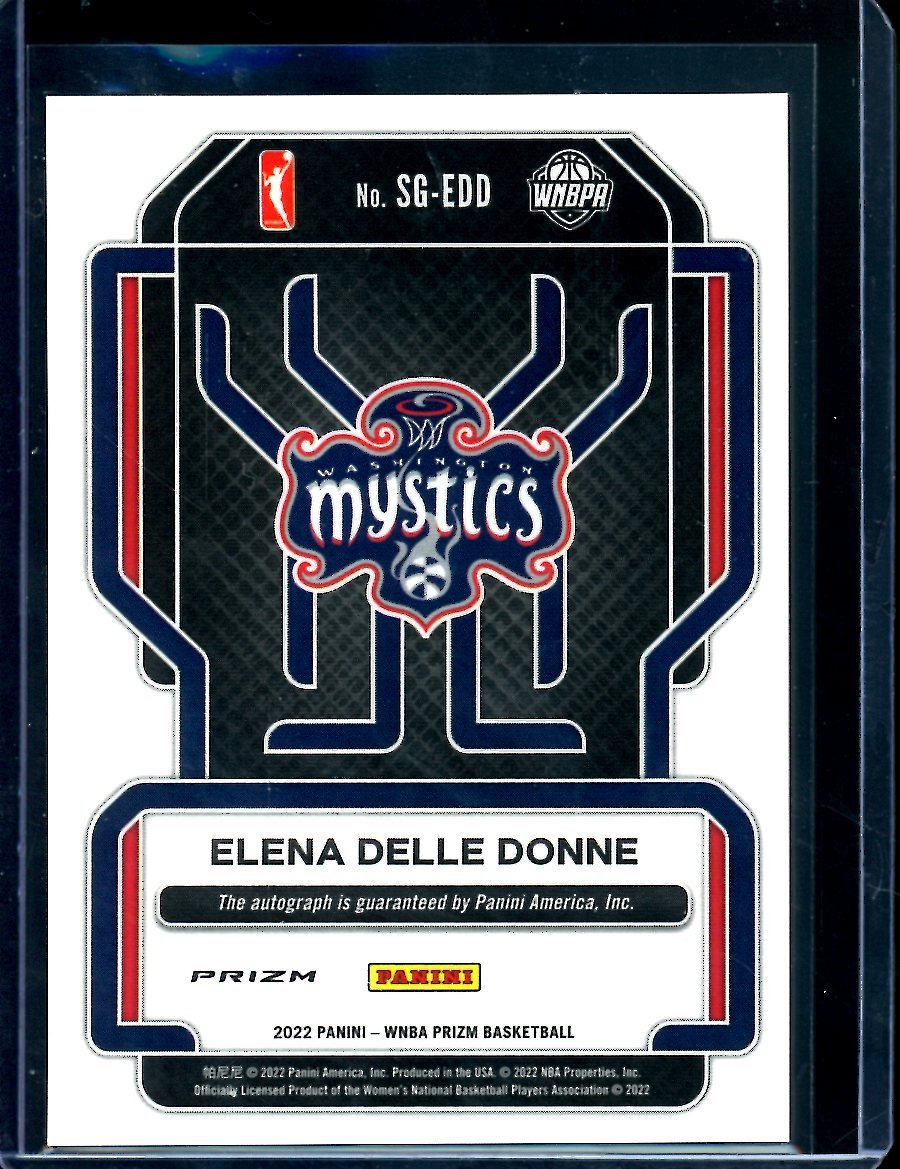 2022 Panini Prizm Elena Delle Donne Auto Mystics