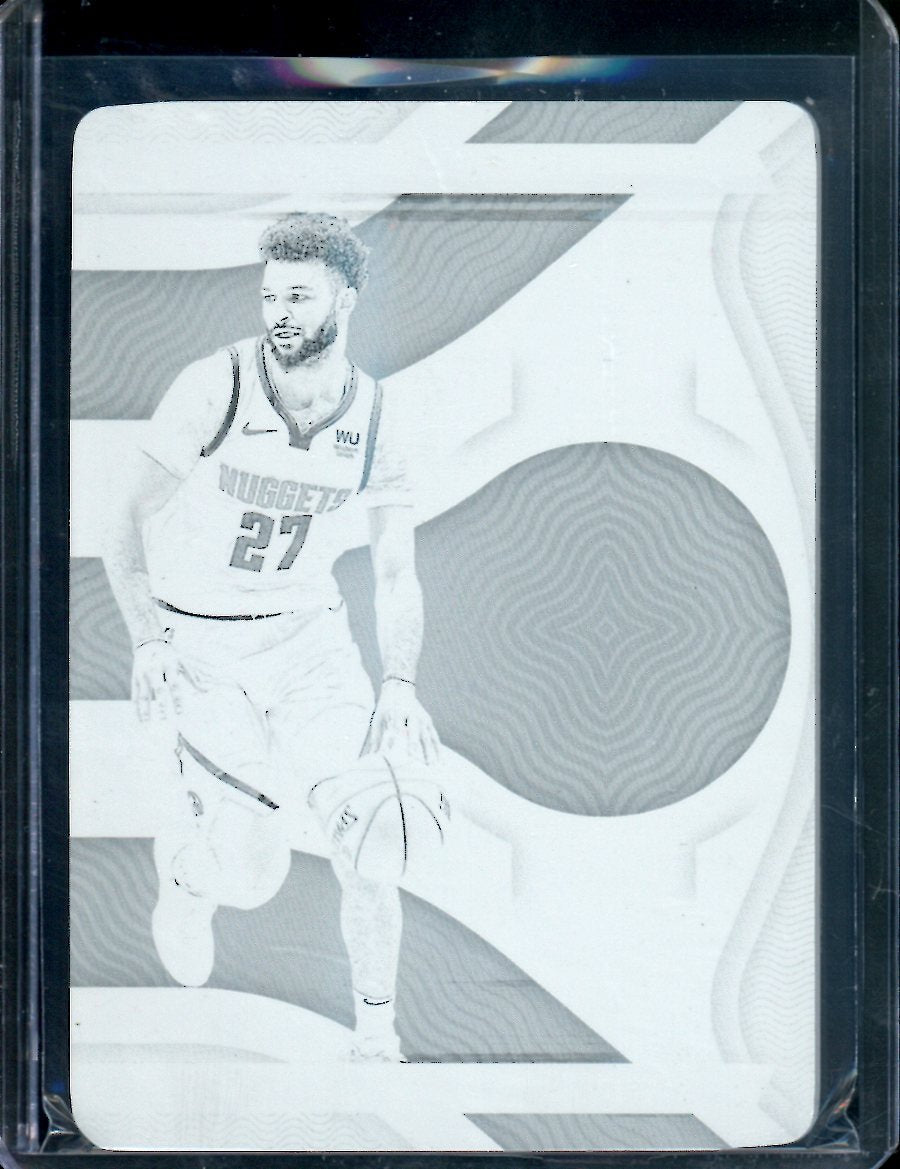 2023 Panini National Treasures Jamal Murray Printing Plate 1/1 Nuggets