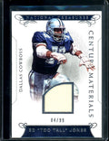 2016 Panini National Treasures Ed "Too Tall" Jones Century Materials Patch /99 Cowboys