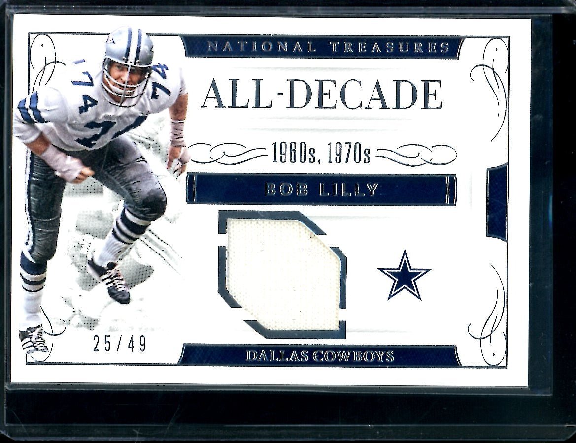 2016 Panini National Treasures Bob Lilly All-Decade Team Patch /49 Cowboys