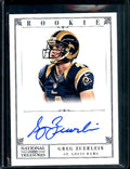 2012 Panini National Treasures Greg Zuerlein Rookie Auto /99 Rams