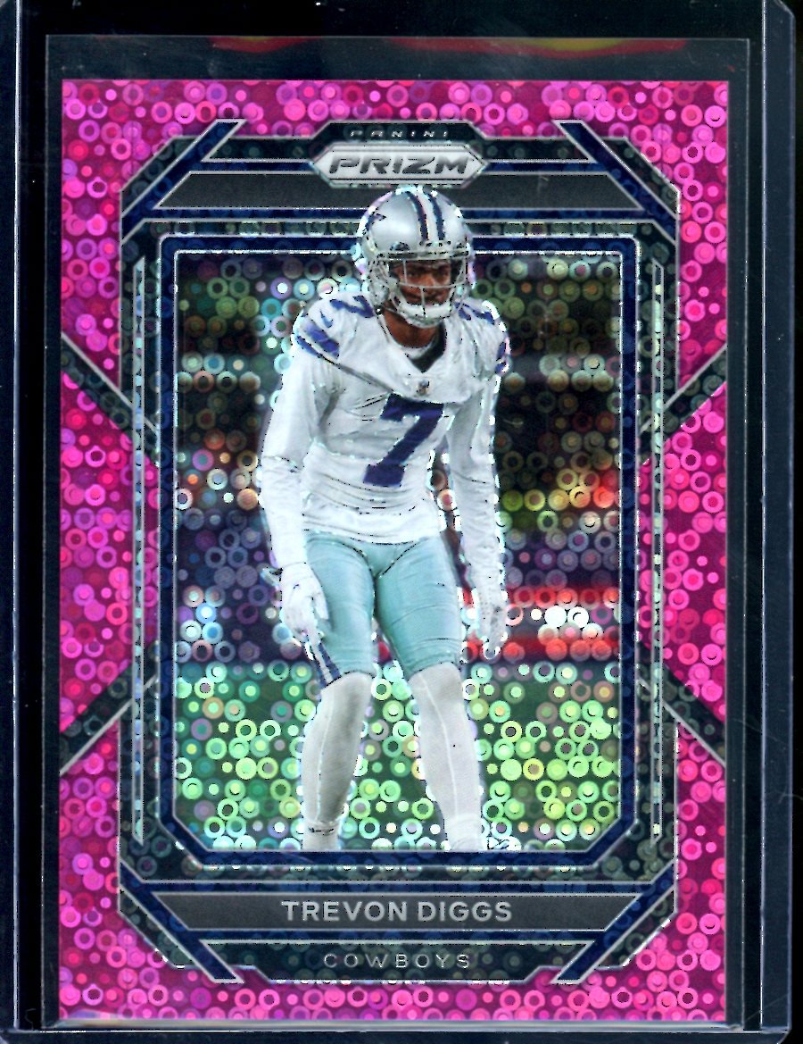 2022 Panini Prizm Trevon Diggs Pink Disco /15 Cowboys