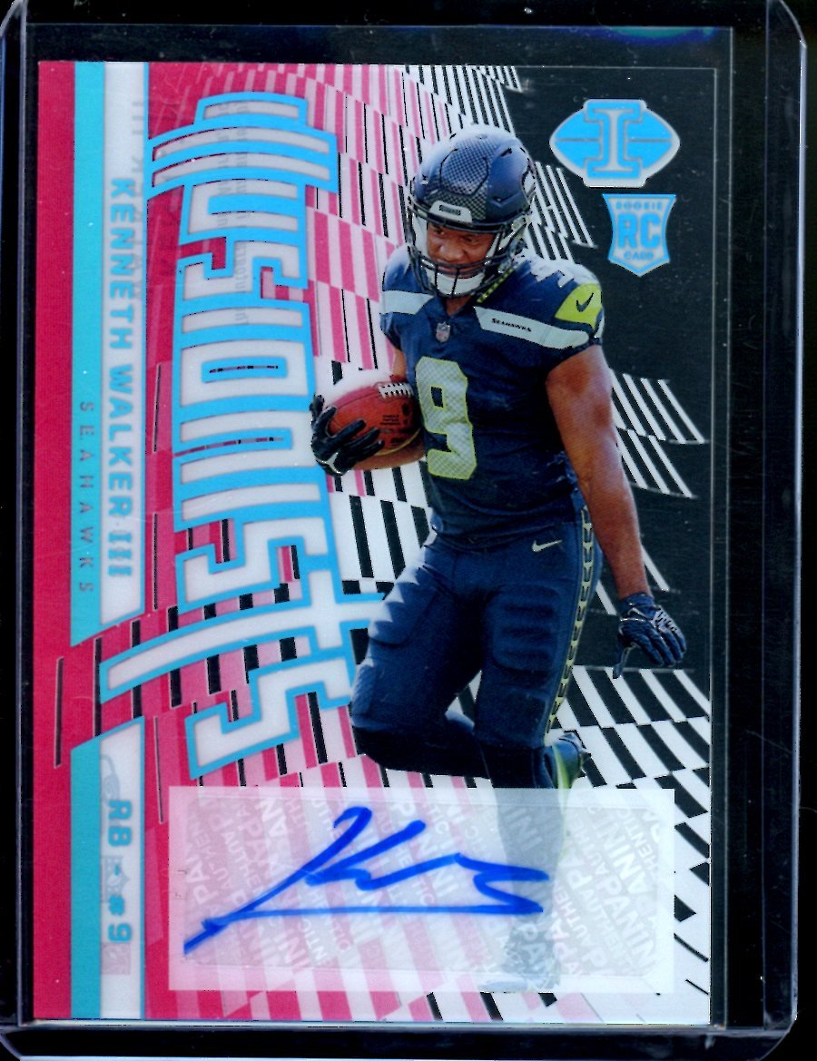 2022 Panini Illusions Kenneth Walker III Rookie Auto /50 Seahawks
