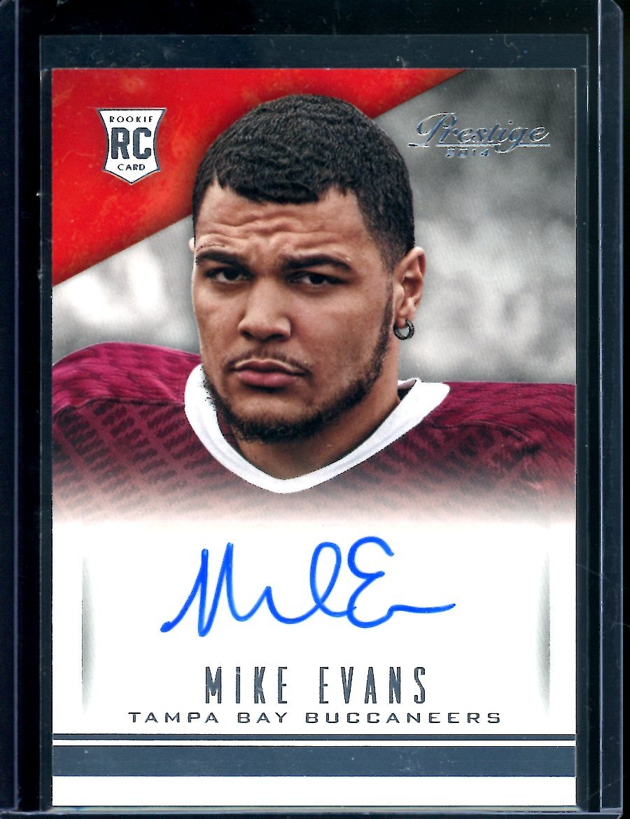 2014 Panini Prestige Mike Evans Rookie Auto Buccaneers