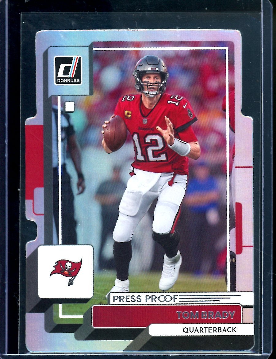 2022 Panini Donruss Tom Brady Press Proof /75 Buccaneers